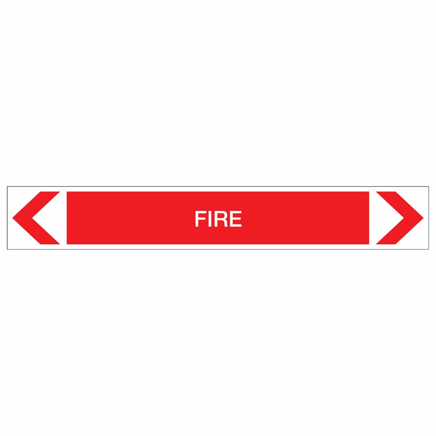 Fire Protection - Fire - Pipe Marker Sticker