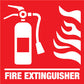 Fire Extinguisher Fire Vehicle Sticker