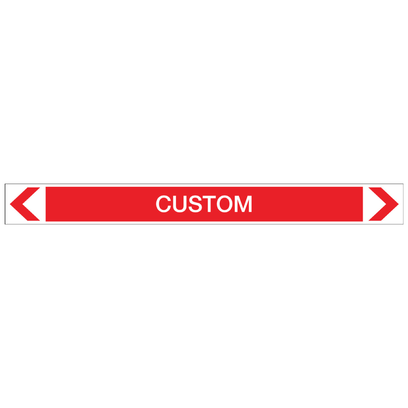 Fire Protection - Custom - Pipe Marker Sticker