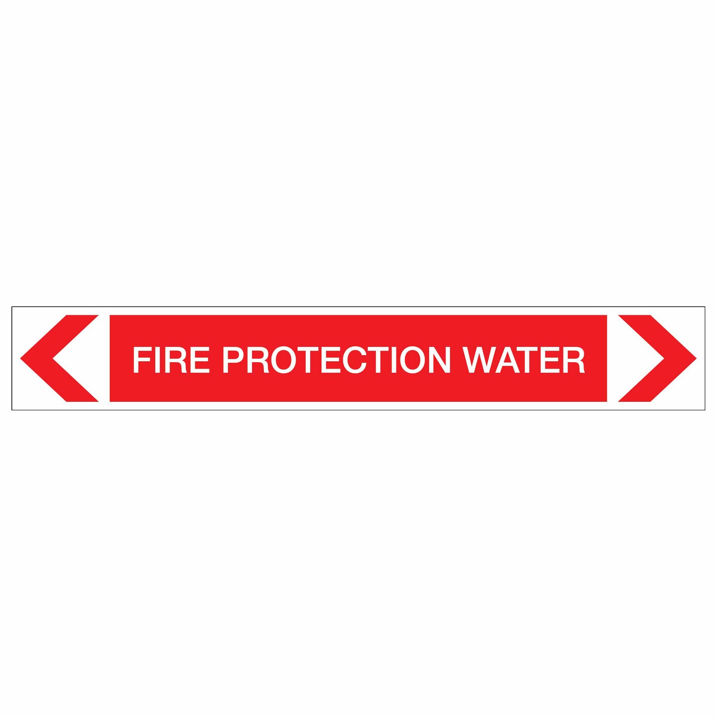 Fire Protection - Fire Protection Water - Pipe Marker Sticker