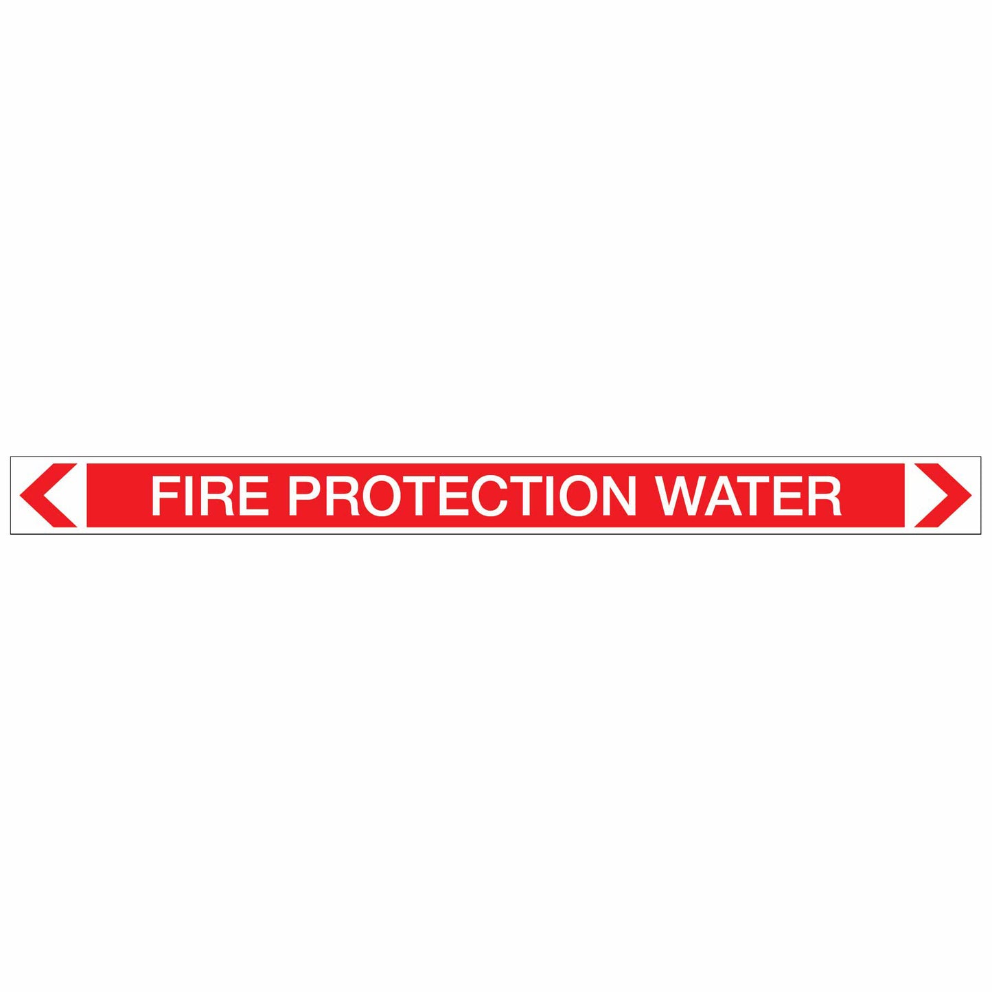 Fire Protection - Fire Protection Water - Pipe Marker Sticker