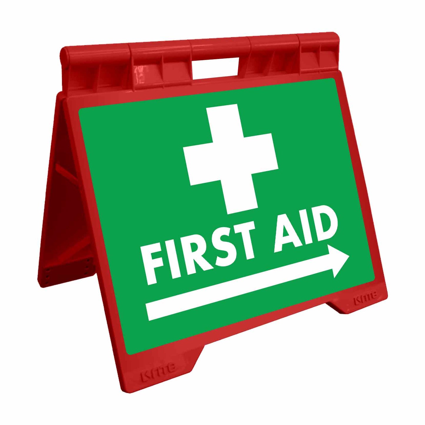 First Aid Arrow - Evarite A-Frame Sign