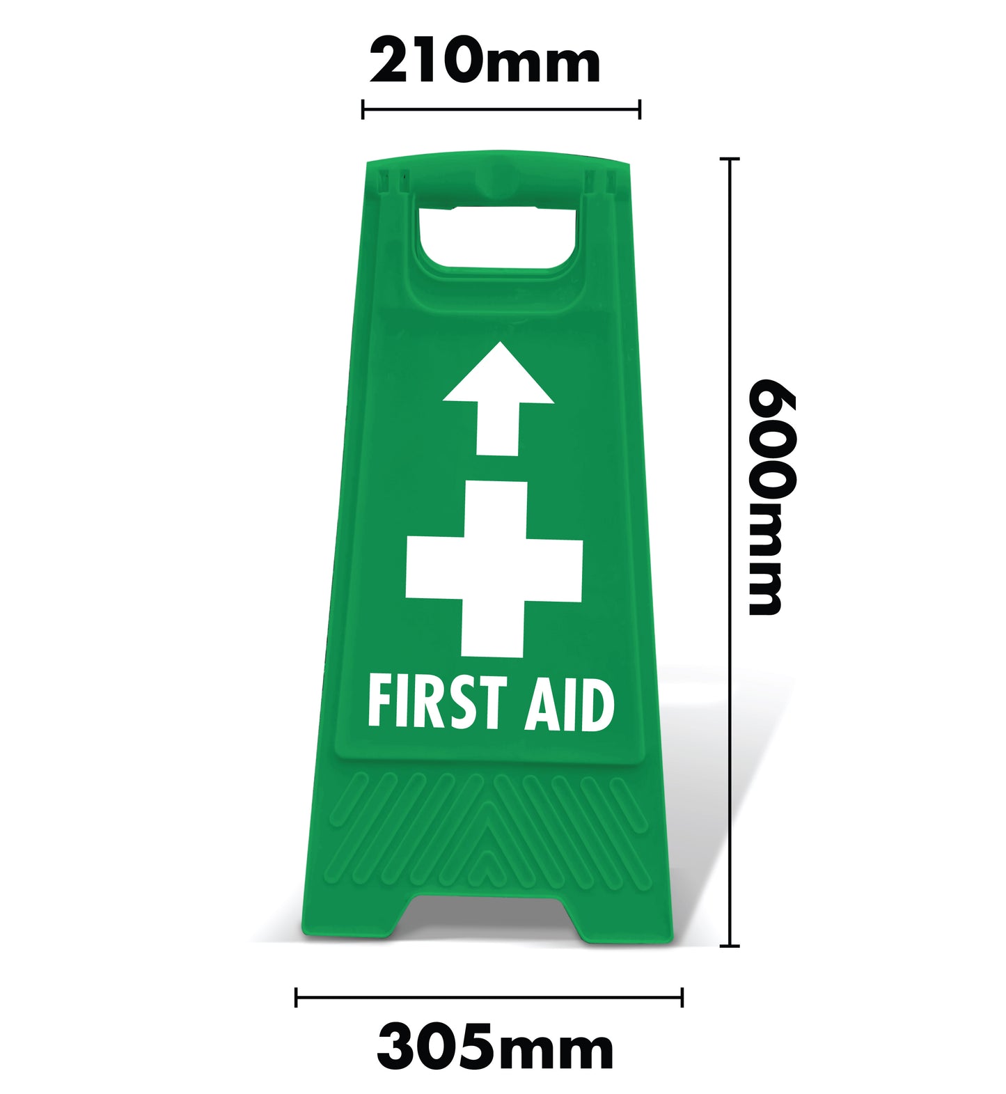 Green A-Frame - First Aid Arrow Up