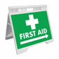 First Aid Arrow - Evarite A-Frame Sign