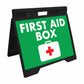 First Aid Box - Evarite A-Frame Sign