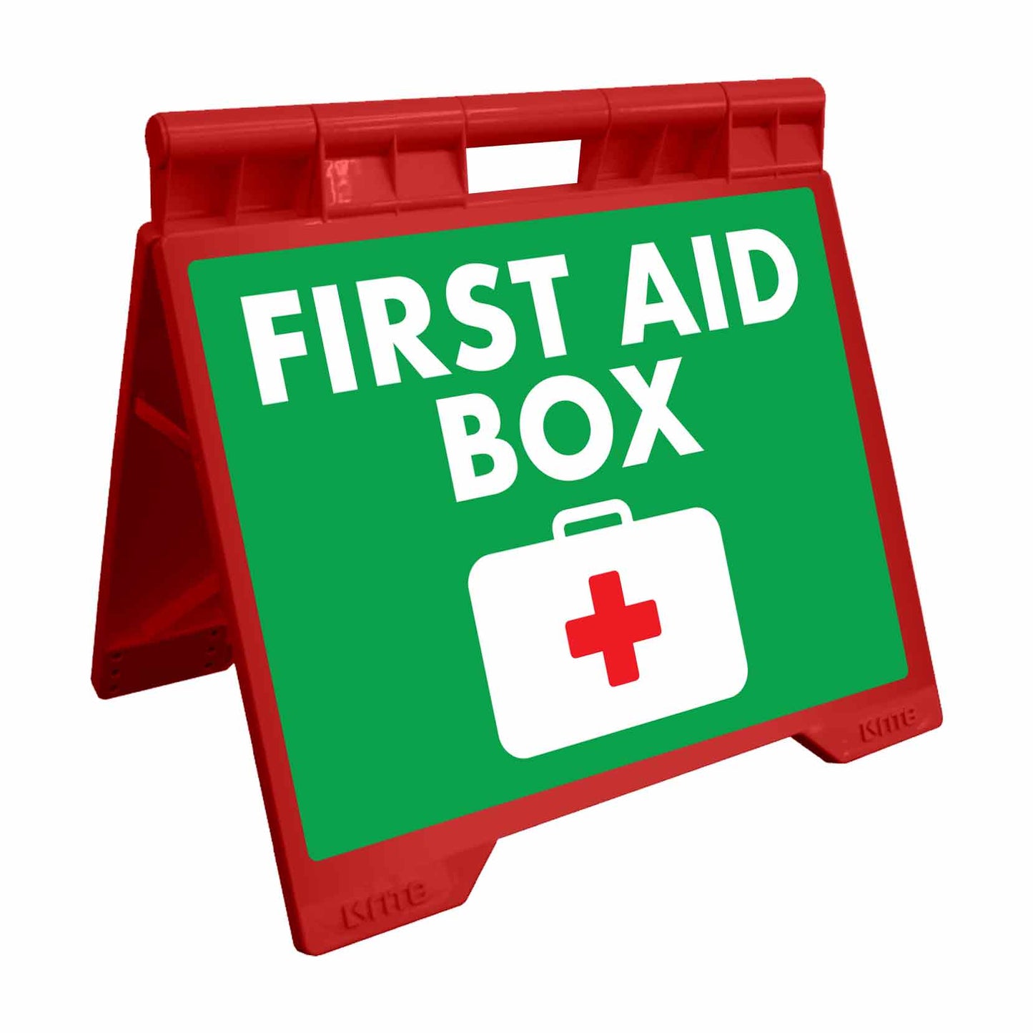 First Aid Box - Evarite A-Frame Sign