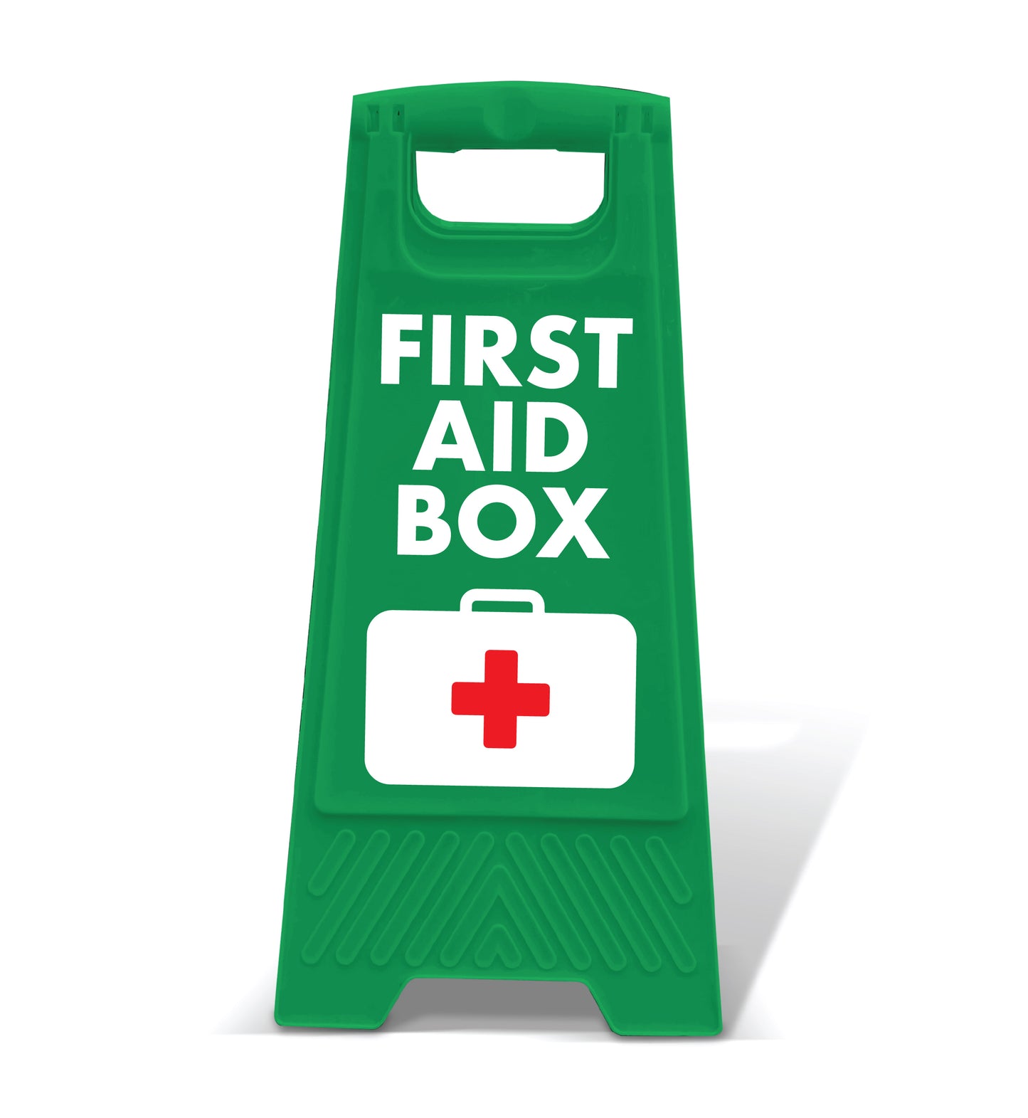 Green A-Frame - First Aid Box