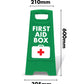 Green A-Frame - First Aid Box