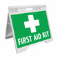 First Aid Kit - Evarite A-Frame Sign