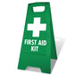 Green A-Frame - First Aid Kit