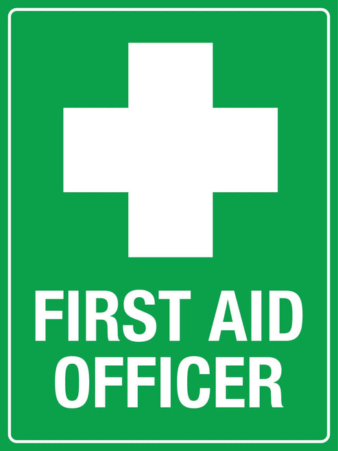 First Aid Officer Sign – New Signs