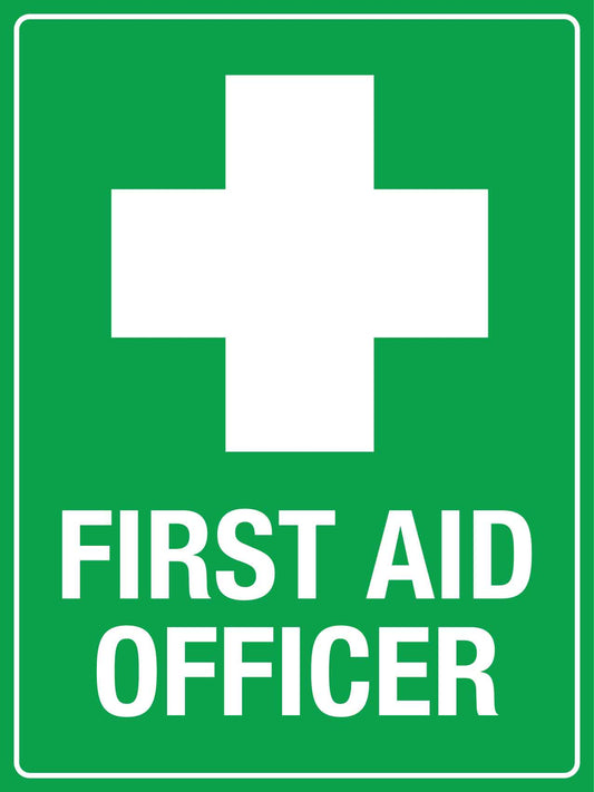 First Aid Officer Sign