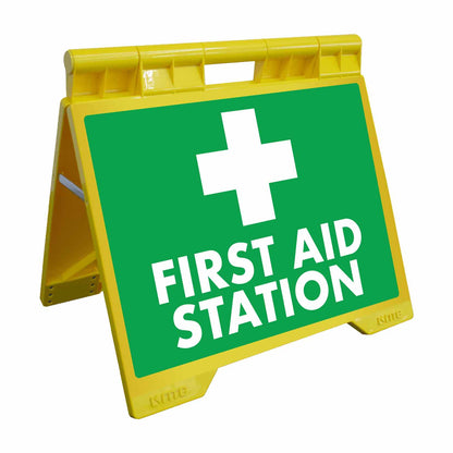 First Aid Station - Evarite A-Frame Sign