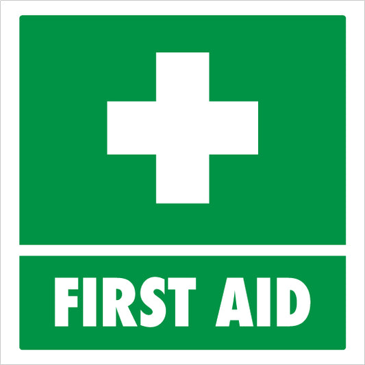 First Aid Vehicle Sticker