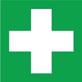 First Aid (Square) Decal – New Signs