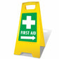 Yellow A-Frame - First Aid Arrow