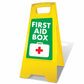 Yellow A-Frame - First Aid Box