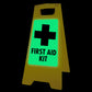 Glow In The Dark - Yellow A-Frame - First Aid Kit