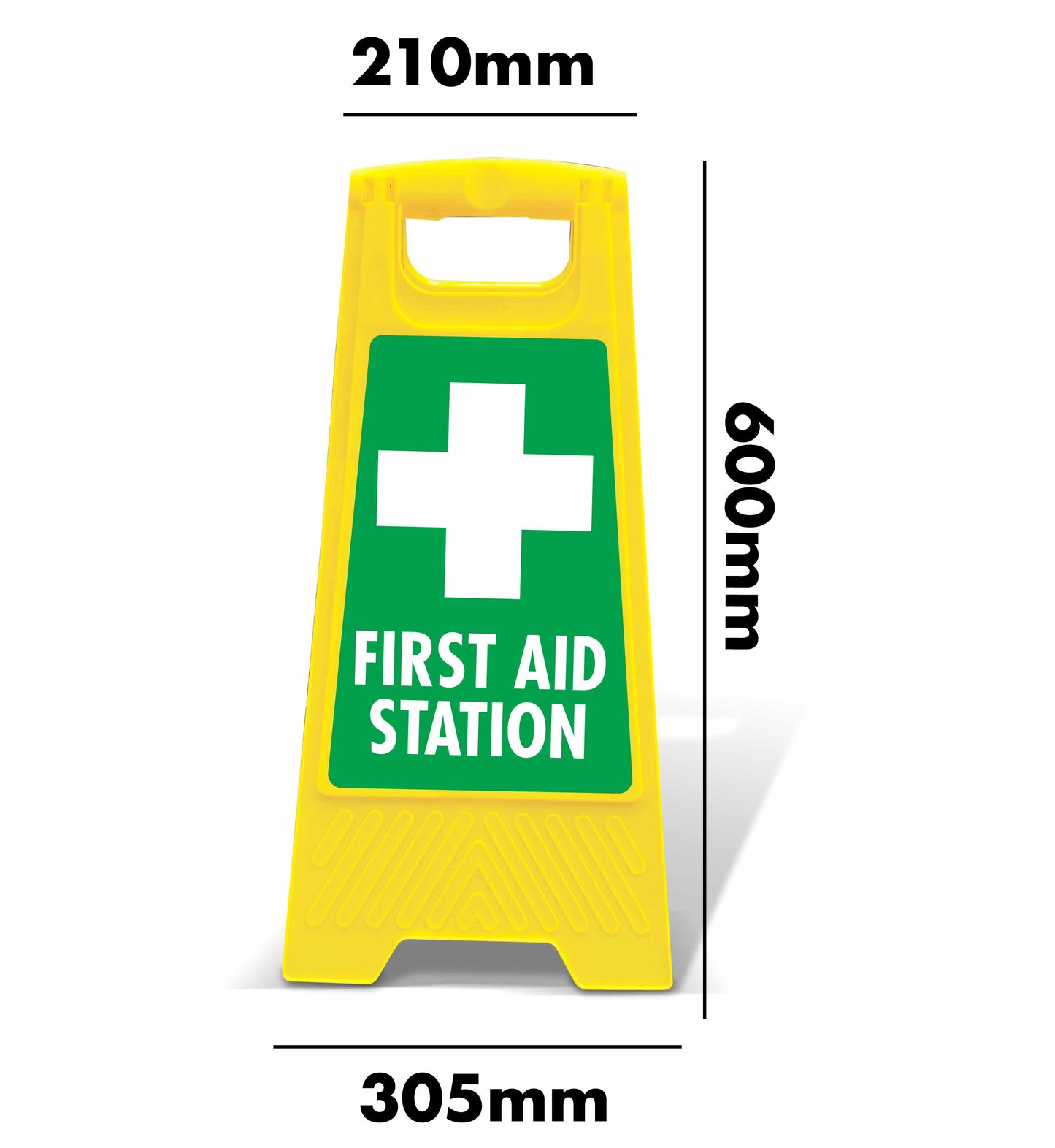 Yellow A-Frame - First Aid Station