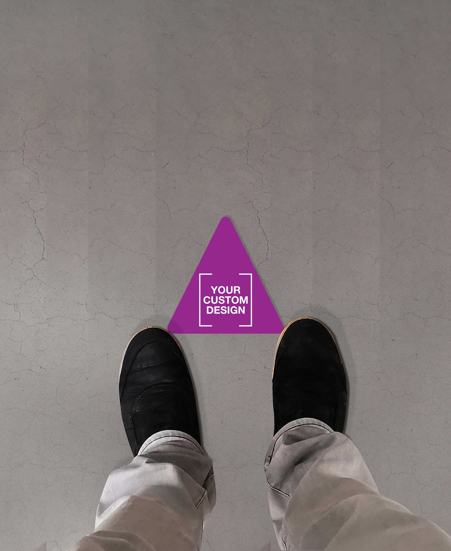 Custom Triangle Vinyl Sticker + Anti-Slip