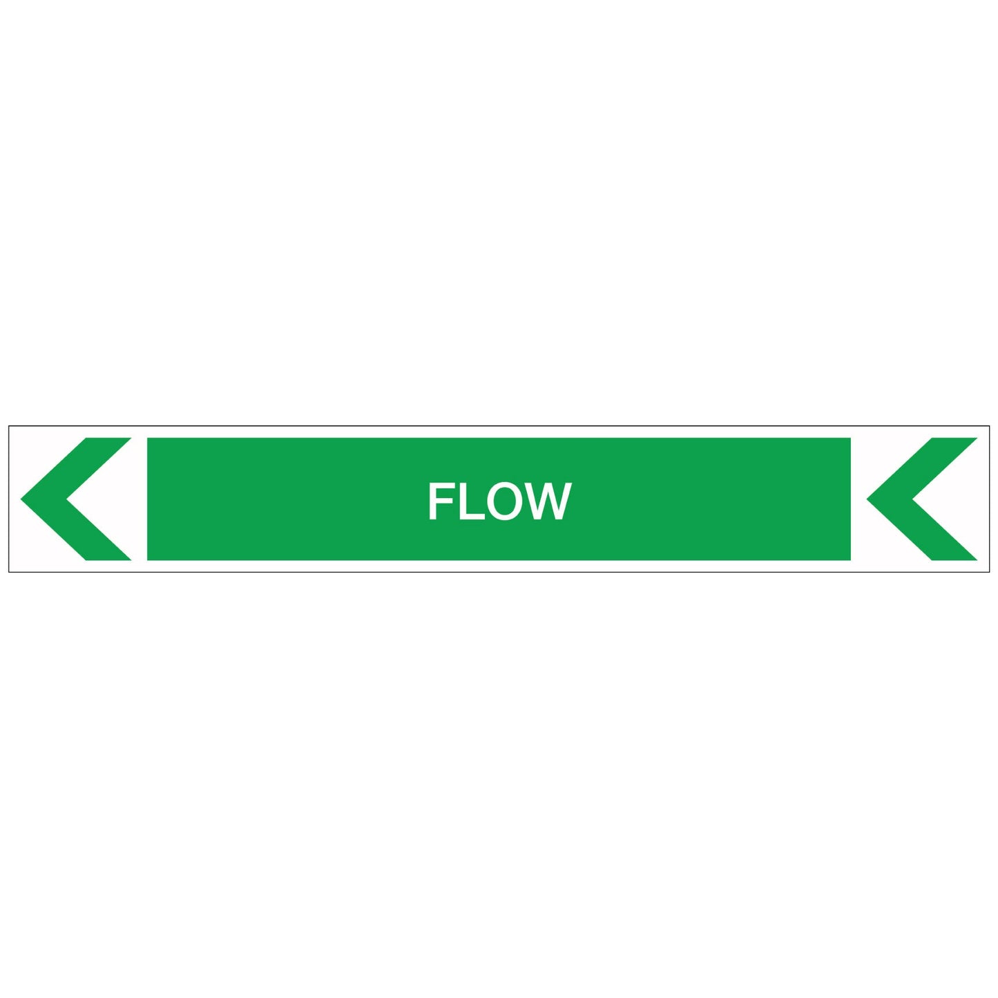 Pool/Spa - Flow (Left) - Pipe Marker Sticker