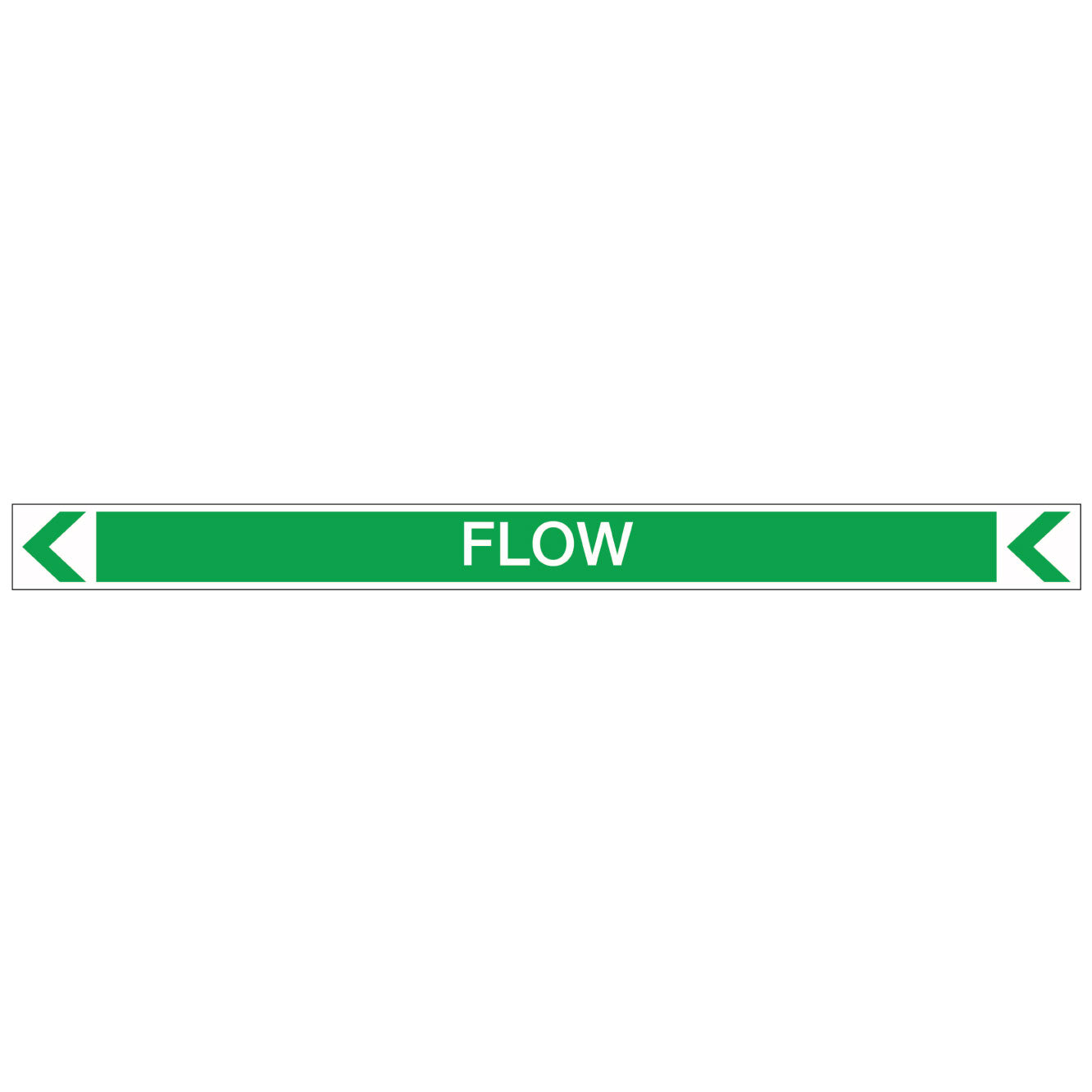 Pool/Spa - Flow (Left) - Pipe Marker Sticker