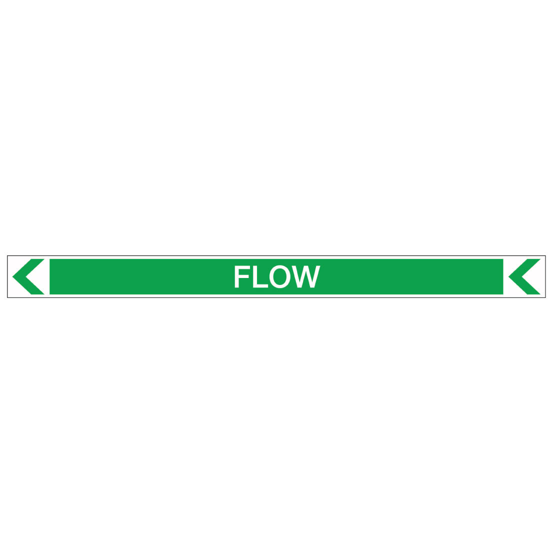 Pool/Spa - Flow (Left) - Pipe Marker Sticker