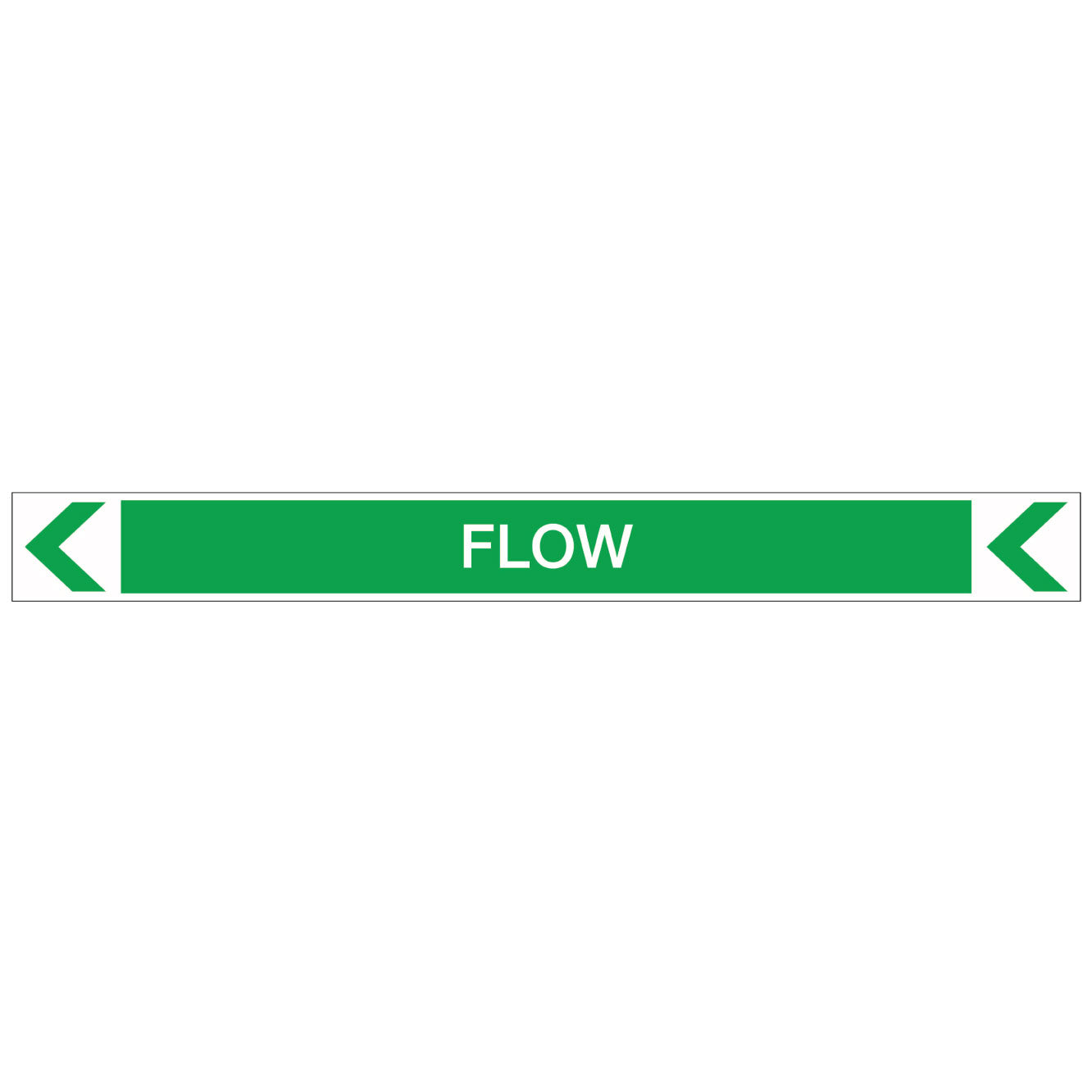 Pool/Spa - Flow (Left) - Pipe Marker Sticker