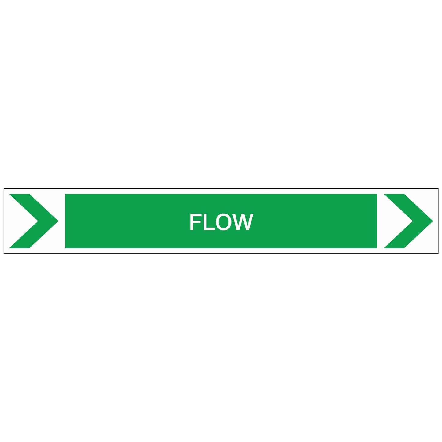 Pool/Spa - Flow (Right) - Pipe Marker Sticker