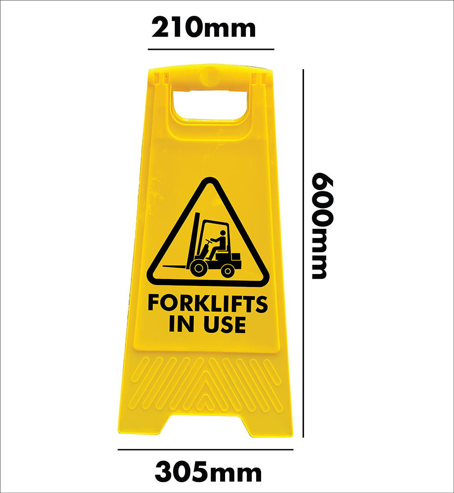 Yellow A-Frame - Forklifts In Use