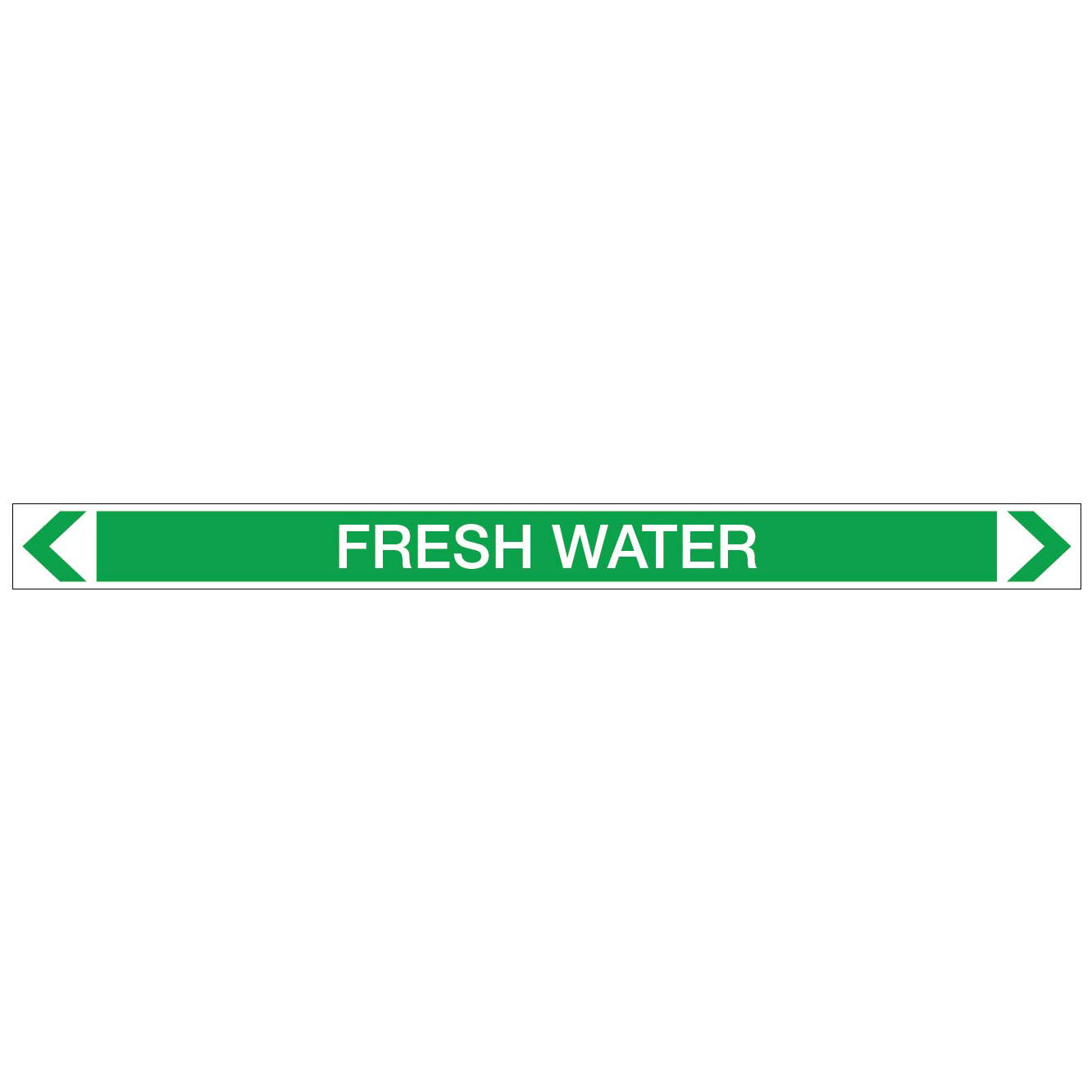 Water - Fresh Water - Pipe Marker Sticker