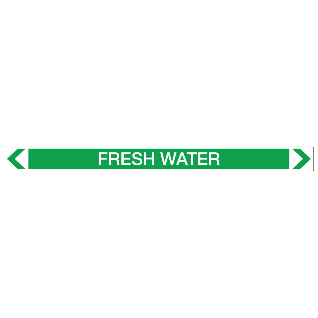 Water - Fresh Water - Pipe Marker Sticker