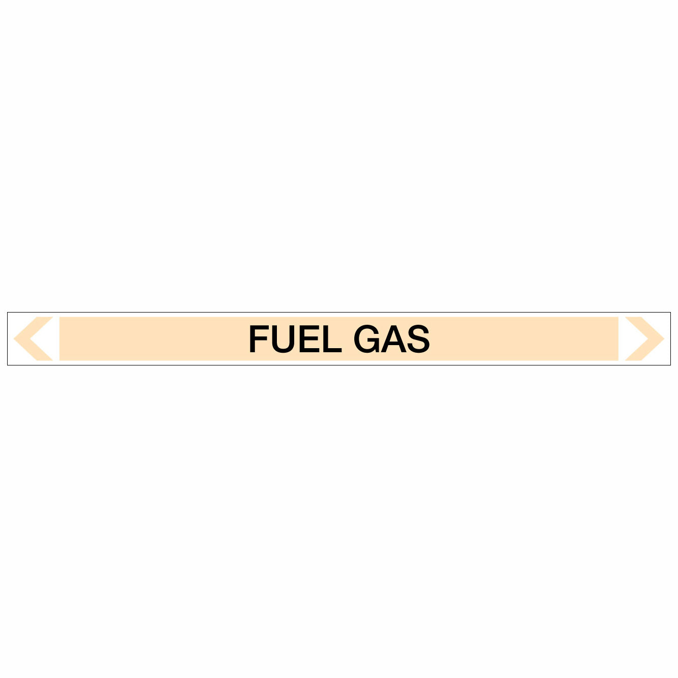 Gases - Fuel Gas - Pipe Marker Sticker