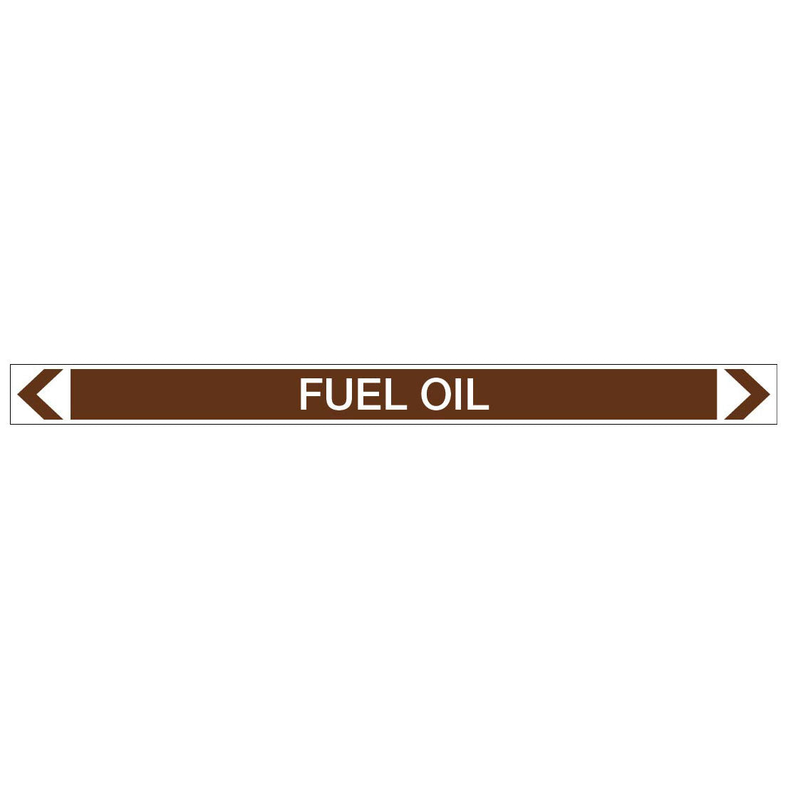 Oils - Fuel Oil - Pipe Marker Sticker