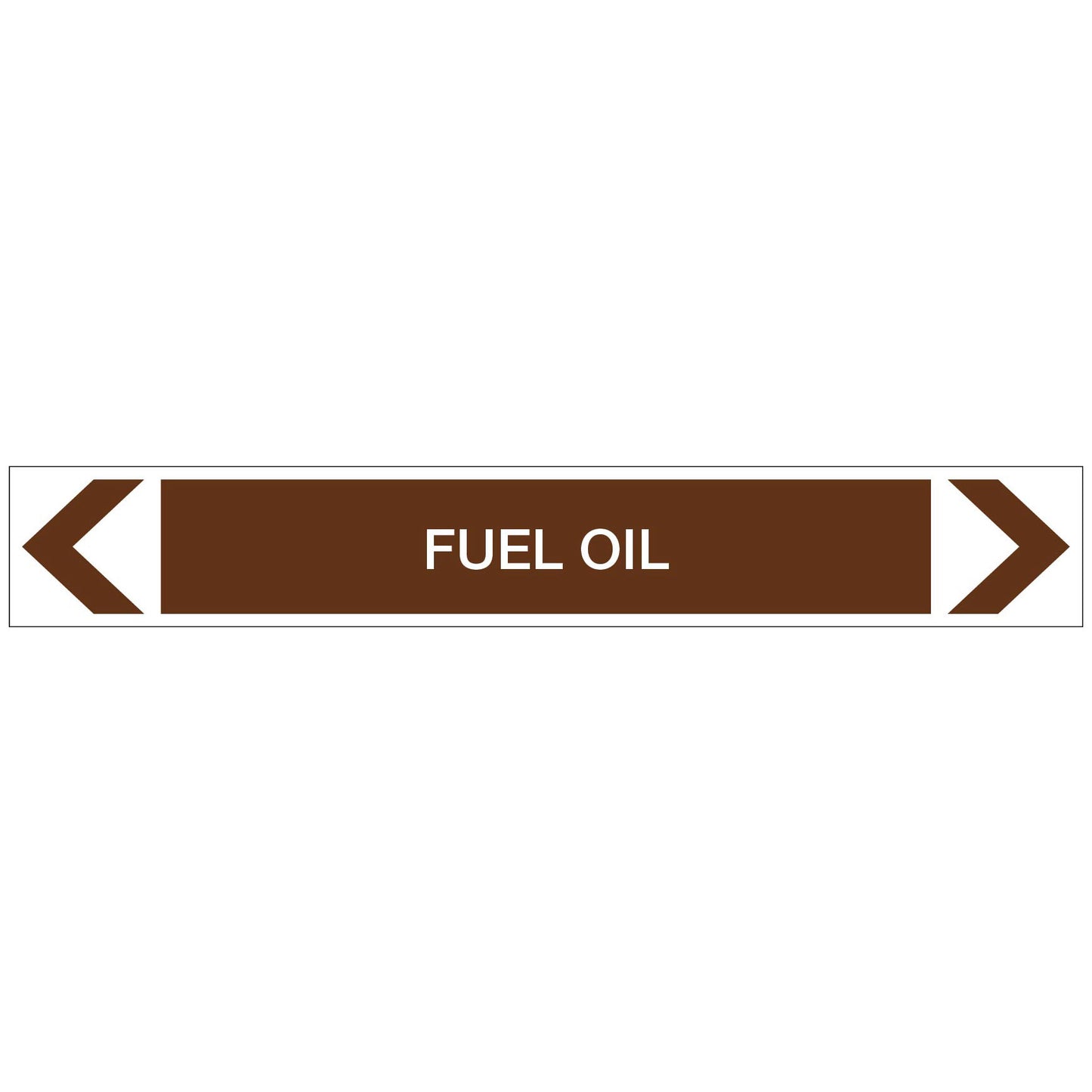 Oils - Fuel Oil - Pipe Marker Sticker