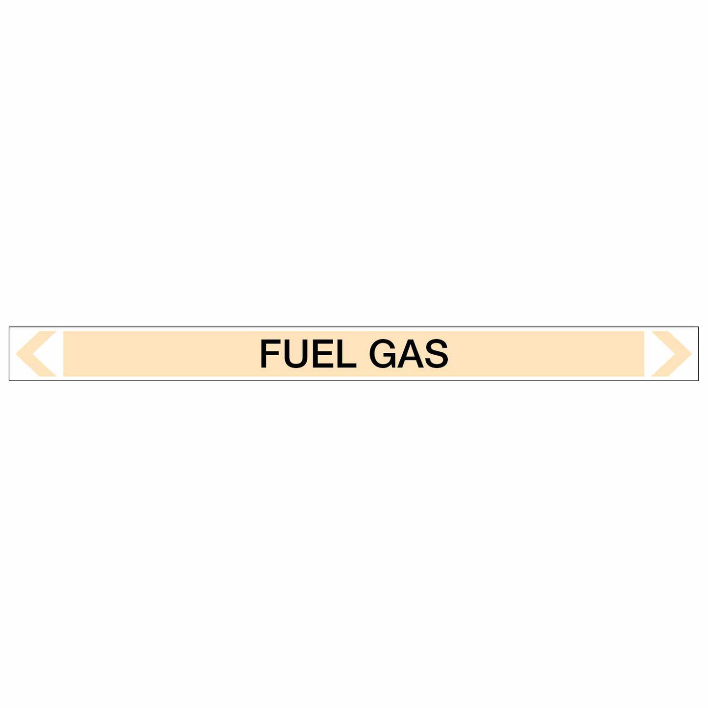 Gases - Fuel Gas - Pipe Marker Sticker