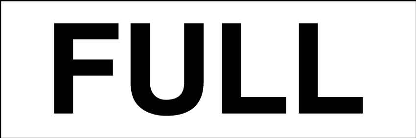 Full Tank Sign – New Signs