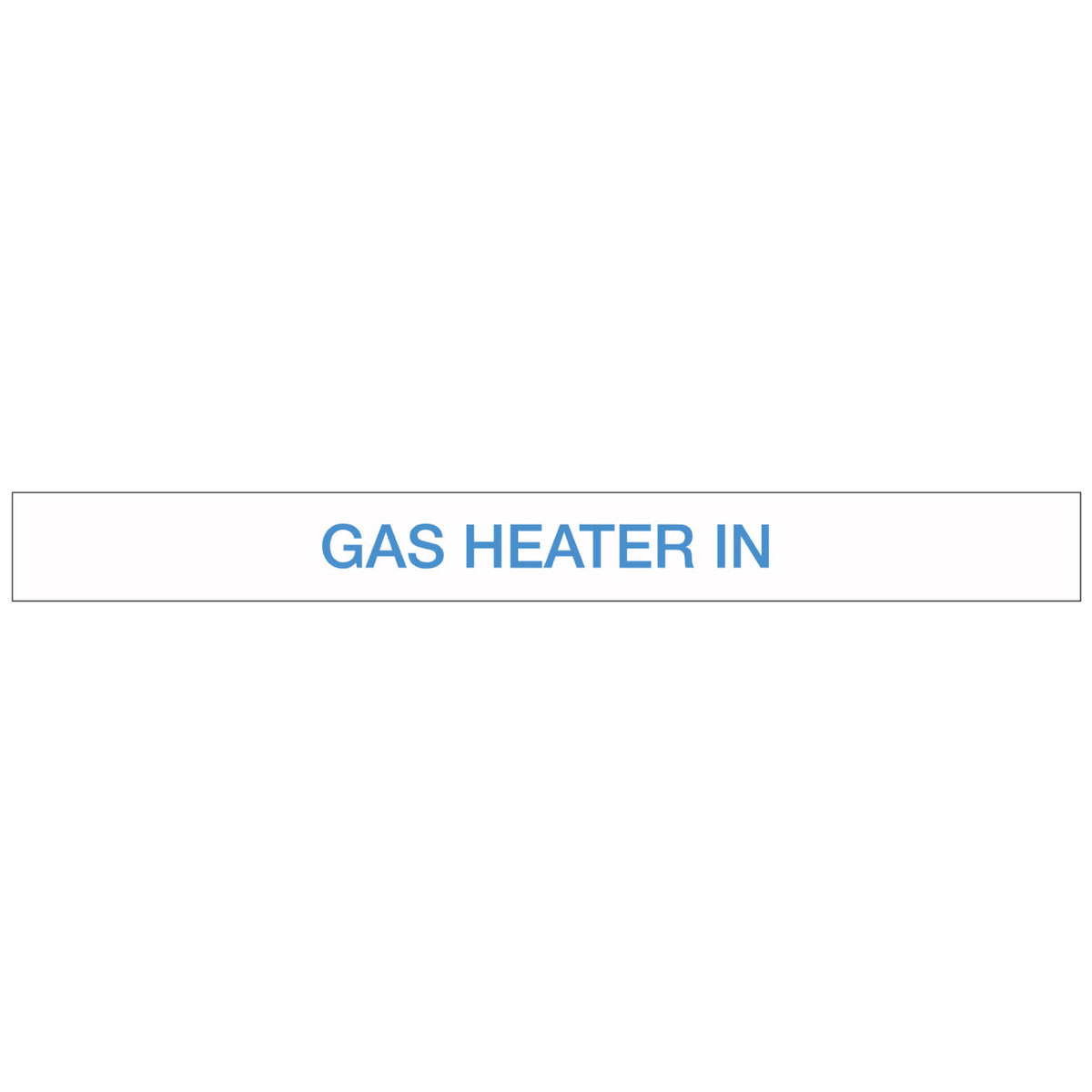 Pool/Spa - GAS Heater In - Pipe Marker Sticker – New Signs
