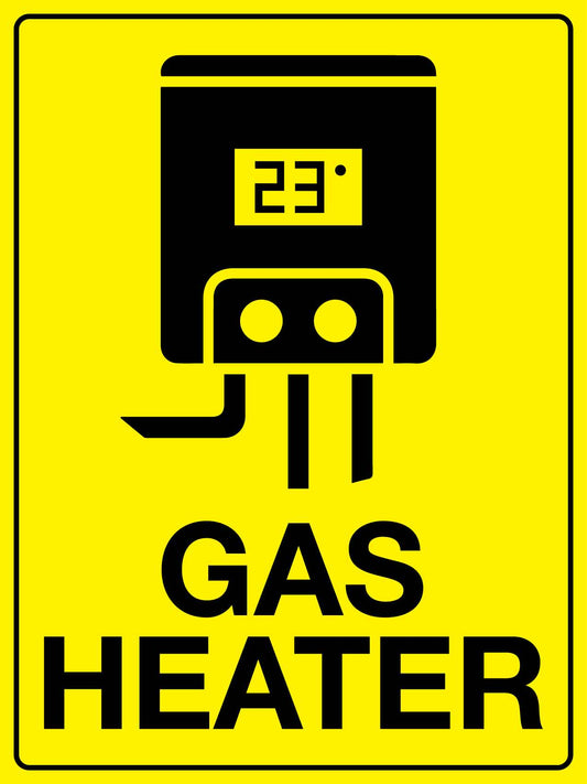Gas Heater Sign