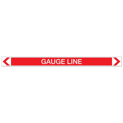 Fire Protection - Gauge Line - Pipe Marker Sticker