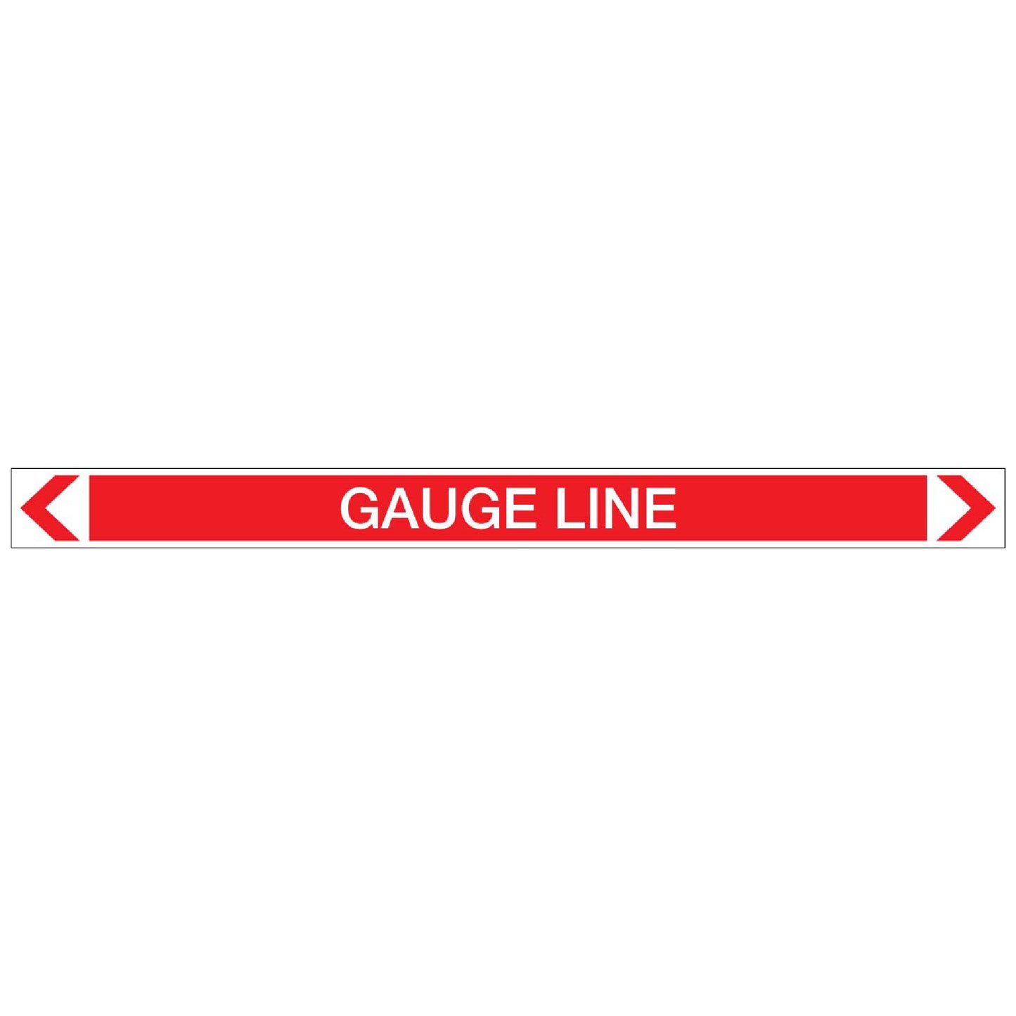 Fire Protection - Gauge Line - Pipe Marker Sticker