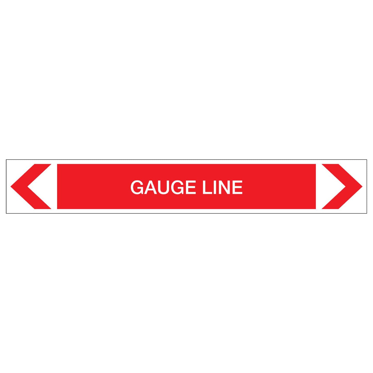 Fire Protection - Gauge Line - Pipe Marker Sticker