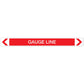 Fire Protection - Gauge Line - Pipe Marker Sticker