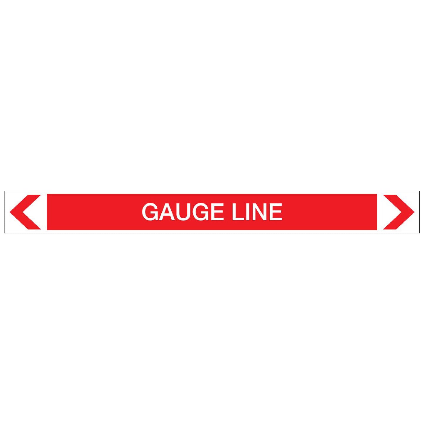 Fire Protection - Gauge Line - Pipe Marker Sticker