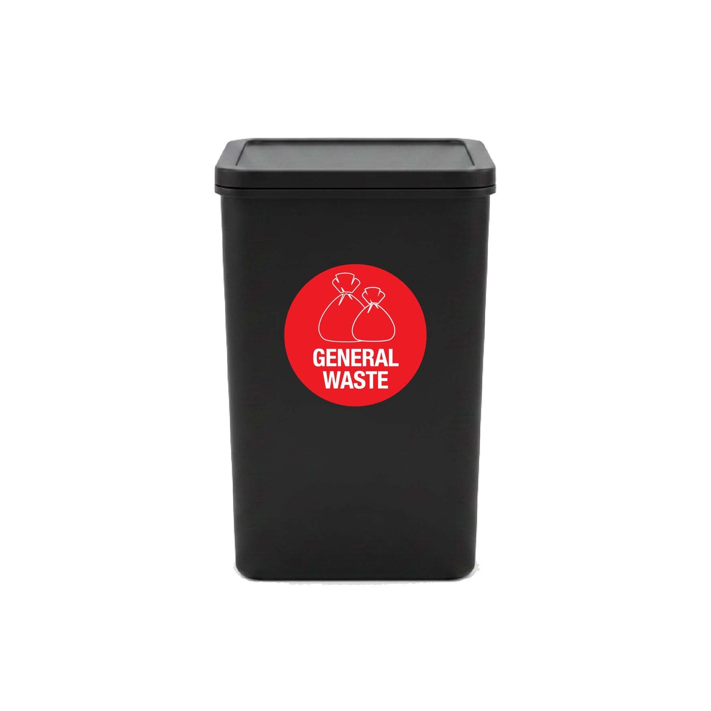 General Waste Circle Bin Sticker