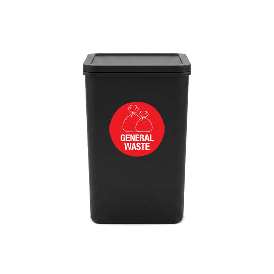 General Waste Circle Bin Sticker