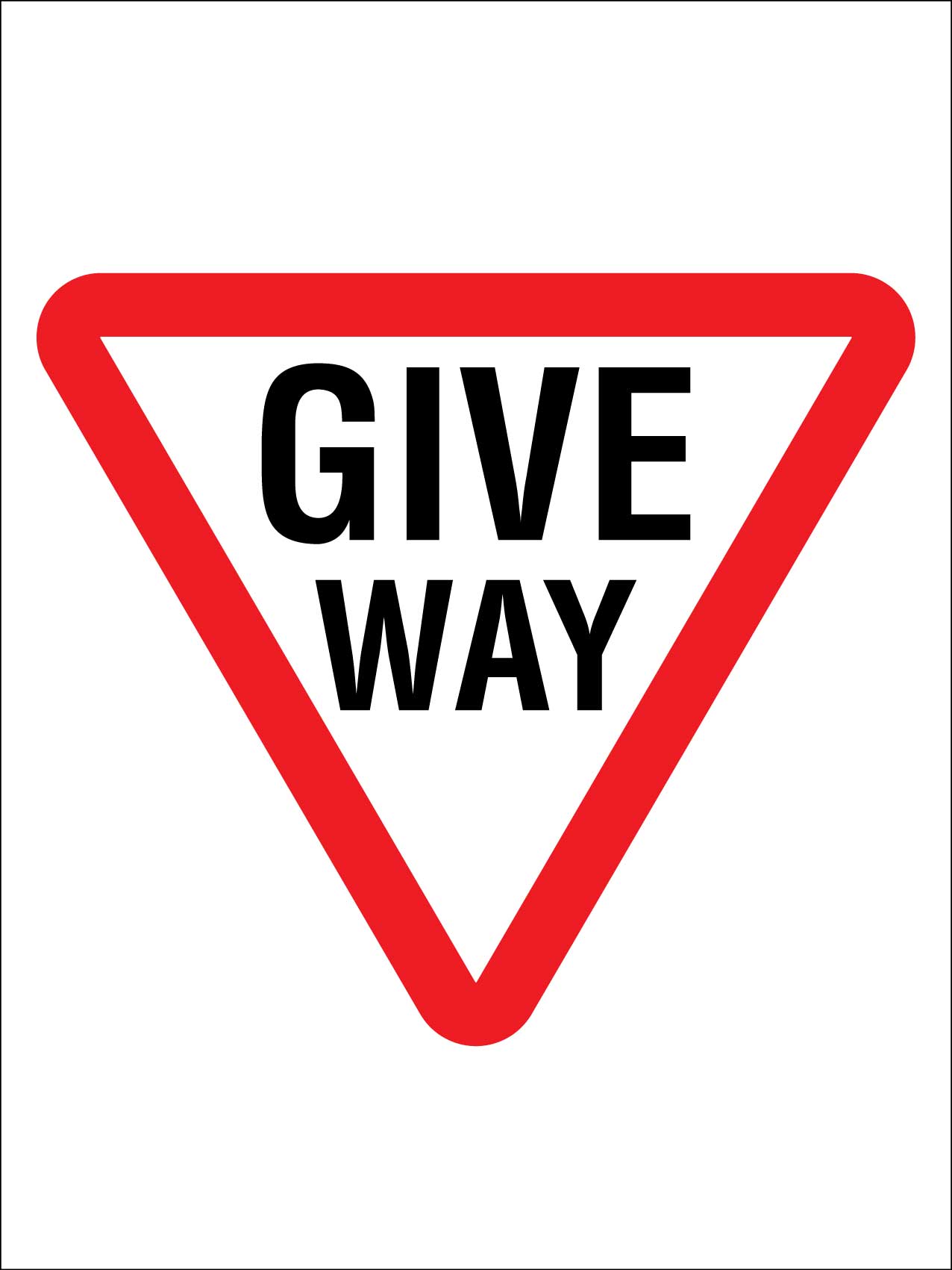 Give Way Sign