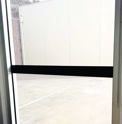 Window Safety Decals - Black