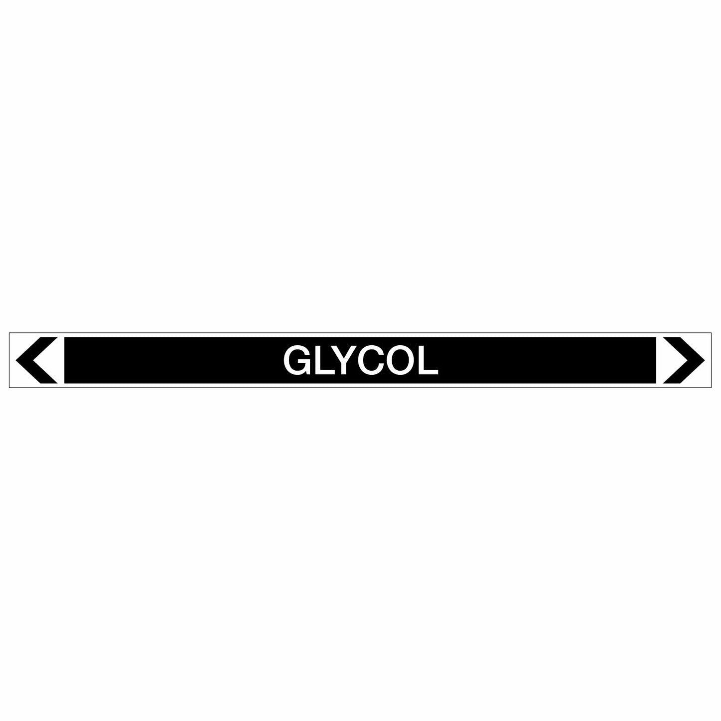 Miscellaneous - Glycol - Pipe Marker Sticker