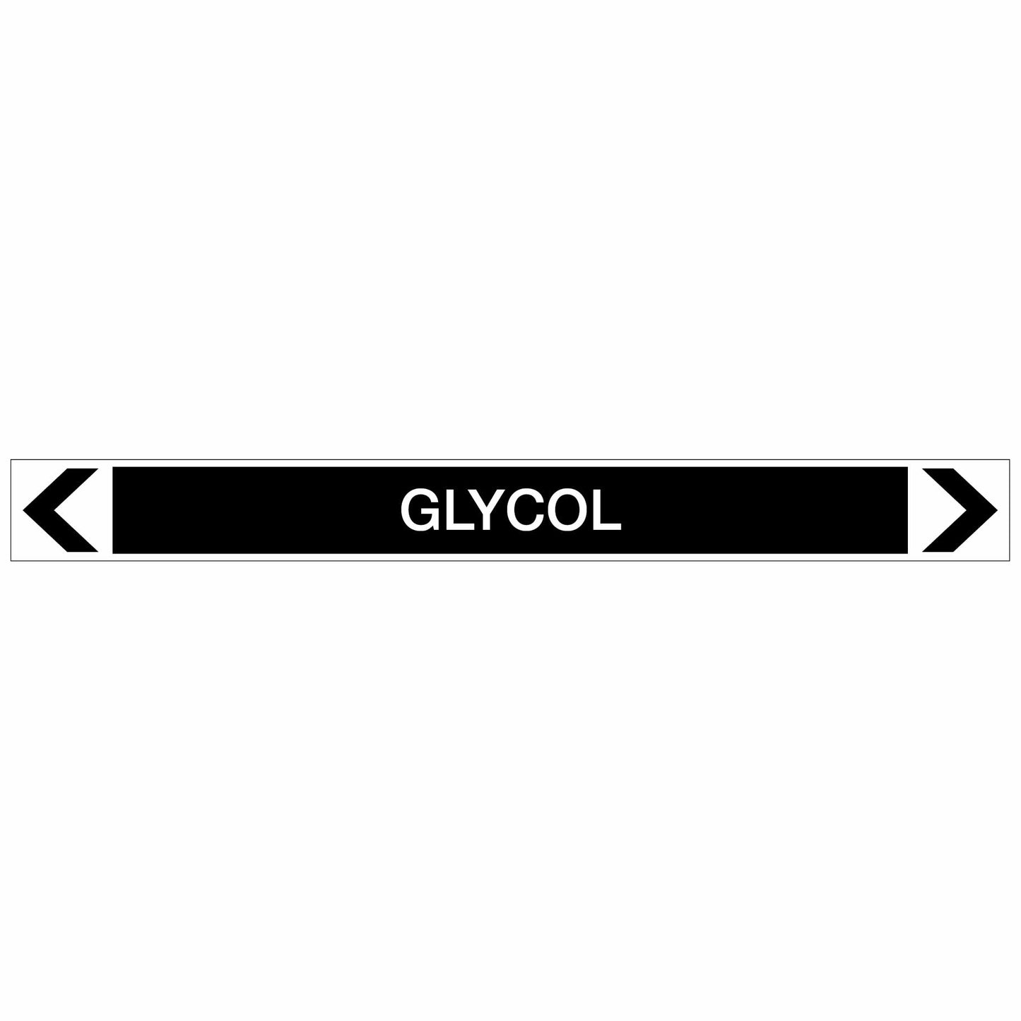 Miscellaneous - Glycol - Pipe Marker Sticker